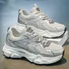 Zapatos de Hombre Verano Transpirables Gama Alta Retro Versátiles Casuales Zapatos Deportivos para Correr de Hombre Suela Gruesa Aumentadores de Altura Zapatos de Papá