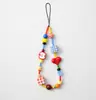 Serie de colgantes para teléfono móvil, correa de cordón para teléfono móvil estilo juvenil, exquisita decoración de correa para muñeca, cadena colgante para teléfono móvil