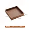 Caja Grande de Nogal Negro Caja de Almacenamiento de Escritorio Madera Natural Organizador de Llaves de Oficina Entrada Joyería Papelería Madera Maciza Organizador de Artículos Varios