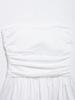 Atacado de comércio exterior estilo europeu e americano transfronteiriço feminino AliExpress novo ZRA em estoque blusa de popeline com borda ondulada