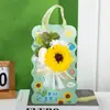 Presente para o Dia do Professor flores de sabão cartão de felicitações material artesanal DIY infantil presente de formatura prático