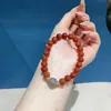 Pulsera de Ágata Gris Natural Flor de Loto, Pulsera de Calcedonia Hecha a Mano para Mujer, Regalo para Mejor Amiga, Disponible para Dropshipping