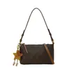 Bolso de cadena con diseño de nicho estilo coreano para mujer, nuevo bolso bandolera y cruzado versátil de colorblock vintage de moda