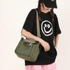 2025 Nueva Moda Bolso Cruzado de Gran Capacidad Estilo Japonés de Moda Bolso Tote Ligero Bolso de Hombro Casual de Lona para Mujer