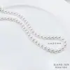 Cuentas de Concha Natural Chapado Perla Blanca Redondas con Agujero Cuentas Hecho a Mano DIY Pulsera Collar Accesorios Material