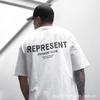 Marca de Nicho Nova e Moderna Europeia e Americana Verão Americano Casual Solta Combina com Tudo Camiseta de Manga Curta Moderna para Casal ins