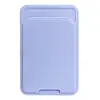 Accesorios Transfronterizos en Stock, Soporte para Tarjetas de Funda de Teléfono Móvil DIY, Pegatina Trasera de Estilo Simple con Ranura Soporte para Tarjetas de Imitación de Cuero Venta al por Mayor