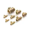 Codo de Cobre Rosca Interna Rosca Externa Reductor Rosca Engrosada de 4 a 6 Minutos 1.2 Pulgada Interno y Externo 3/8Y Tipo Accesorios para Juntas de Tubería