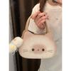Bolsa de Mão Gatinho Desenho Animado Fofo Coreano Feminina 2025 Nova Moda Nicho Ombro Único Transversal Dropshipping