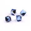 Agite o som rede de mão rápida vermelha plana três-dimensional quadrado prego broca brincos material de produção cristal vidro Broca quadrada cor colorida