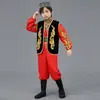 Trajes de Dança Infantil Uigur de Xinjiang Meninas Trajes Étnicos Pequena Guli Trajes de Dança de Xinjiang