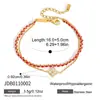 Wanxing Hilo Rojo Francés Pulsera de Hilo Rojo Pequeña Doble Capa Una Cadena Una Cadena Pulsera Valiente Pulsera de Fortuna de Año Nuevo Venta al por Mayor