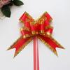 Flor de Mano de Lazo de Ola Bronceada de 50 mm Flores Decoración Coche Boda Flores Embalaje de Regalo Flores Flor Bonsái