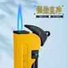 Regalos únicos, divertidos, personalizados, creativos y originales para hombres: encendedor inflable de flujo directo de llama abierta, a prueba de viento