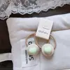 Presilhas de Cabelo em Forma de Coração na Cor Creme, Presilhas de Tecido Fofas para Meninas, Presilhas de Botão para Franja, Grampos de Cabelo, Conjunto de Dois
