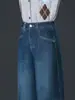Calças Wide Leg Novas de Primavera e Outono, Jeans de Cintura Alta de Alta Qualidade, Calças Femininas Plus Size que Rejuvenescem e Emagrecem em Estoque