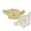 Camiseta de Algodón Estilo Ins de Dibujos Animados de Manga Larga para Primavera y Otoño para Niños y Niñas, Top Casual Versátil de Animalitos Bebé, Suave para Bebés y Niños Pequeños