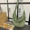 Bolso para Mujer Estilo Ins Coreano Simple Color Sólido Bolso Dumpling Estilo Japonés y Coreano para Hombre Gran Capacidad Bolso de Hombro para Estudiante Bolso Cruzado de Pareja