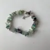 Collar de Piedra Natural Cristalina de Colores Transfronterizo Collar de Primavera y Verano Caliente Viento de Playa de Mar Salado Outlet de Fábrica