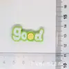Accesorios de resina con letras inglesas de dibujos animados, pegamento de resina tipo crema, accesorios para funda de teléfono móvil, pinza para el pelo, joyería DIY, venta al por mayor