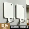 Gancho magnético para a lateral da geladeira da cozinha, ímã forte, gancho adesivo sem marcas para atrás da porta, não requer furadeira, suporte para utensílios domésticos