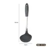 Espátula de silicone espessa anti-queimadura antiaderente para wok colher de sopa para mexer colher para mexer escorredor grande doméstico conjunto de espátulas para fritar utensílios de cozinha