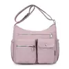Bolsa Transversal de Nylon de Grande Capacidade para Mulheres Estilo 2026 Nova Bolsa para Mulheres de Meia-Idade Bolsa de Ombro Único Tendência Bolsa para Mãe Bolsa Casual