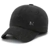 Nuevo Sombrero de Pato de Terciopelo Plus para Hombre de Invierno Engrosado Cálido Protección para los Oídos Estilo Papá Mediana Edad y Ancianos Gorra de Béisbol Resistente al Viento