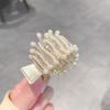 Moda coreana elegante perla clip para cola de caballo alta fijo mágico anti-colapso horquilla anti-caída celebridad de Internet clip para cola de caballo