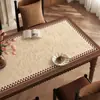 Nuevo Mantel Individual Retro para Mesa de Comedor 2026 con un Toque de Lujo Ligero y de Alta Gama, Impermeable, Resistente al Aceite, al Calor y Lavable para Mesa de Centro de Sala de Estar