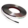 Moldura decorativa cromada para coche, tira anticolisión para carrocería de coche, pegatina reflectante plateada de 6 mm a 30 mm para ventanas de coche