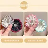 Goma para el pelo de niña estilo coreano con encaje de doble capa para moños, alta elasticidad, suave con el cabello, lindo accesorio para el pelo