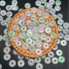 Pendente com fecho de segurança de Jade Bashan Jade 13mm Contas espaçadoras de joias para pulseira DIY semiacabadas Contas soltas