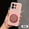 Adequado para capa de celular com padrão de couro de lichia 1+15T, suporte de pivô rotativo OnePlus Turbo6X, capa protetora anti-queda ACE6