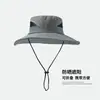 Chapéu de cowboy estilo ocidental, chapéu feminino para acampamento e caminhada, chapéu de pescador impermeável e de secagem rápida para atividades ao ar livre, chapéu de sol estilo japonês, chapéu de proteção solar para homens