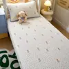 Funda Especial para Cama de Residencia Estudiantil Pieza Única 100% Algodón Protector de Cama Colchón de Algodón Puro Juego de Tres Piezas para Cama Individual de Residencia