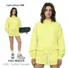 Sudadera de forro polar con cuello semi-alto para mujer, colores macarrón, moda callejera americana, conjunto de chica popular, Isla Cai Xiang