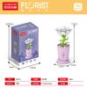 Bloques de Construcción, Ramos, Flores, Serie para Niñas Juguetes Ensamblados, Rosas, Regalos de Cumpleaños para el Día de San Valentín, Transfronterizo