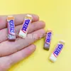 Barra de Chocolate Simulada Snickers Brinquedo Comestível Acessórios Artesanal DIY Cola de Creme Ornamentos de Resina Materiais para Presilha de Cabelo Atacado