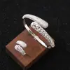 Luxuoso Geométrico Vazado Zircônia Brilhante Vestido de Banquete de Casamento Acessório Brilhante Único Exquisito Conjunto de Joias Femininas