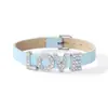 8Mma-Z Diamante Joyería de Letra Inglesa Letra Mayúscula Accesorios DIY Colgante de Collar Pulsera Personalizada Accesorios DIY