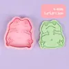 Molde para Galletas 3D Serie Rana Linda, Cortador Estampador de Galletas DIY Realista, Material Seguro, Fácil de Limpiar