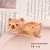 Acessórios de Resina DIY Desenho Animado Acessórios Animal Daquan Grampo de Cabelo de Creme Capa de Celular Corrente de Sapato Chaveiro Pingente