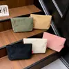 Bolso tipo sobre de textura de pana nuevo estilo 2026, Bolso de mano de tela de pana moderno y simple para mujer