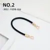 Accesorios para bolsos Hengjiang correa cruzada de un solo hombro cuerda de cuero de vaca redonda de 8 mm hebilla de metal correa de bolso correa de muñeca