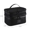 Nueva bolsa de maquillaje transpirable de malla, bolsa de almacenamiento para cosméticos, bolsa de tocador transparente portátil de gran capacidad para viajes, personalizable con logo