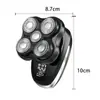 Kemei Km-T378 Rasuradora Eléctrica Transfronteriza Ultra-Limpia Recargable para Hombre Lavable en Todo el Cuerpo