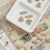 Dentes de Liga Osso Garra de Gato Borboleta Pequena Estrela Pingente DIY Pulseira Colar Acessórios Peça Artesanal Trabalho de Meio Período