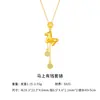 Collar Rueda de la Fortuna de Plata de Ley S925 Riqueza Instantánea para Mujer, Cadena Larga para Clavícula con Borla, Moderno y Versátil, Mismo Estilo que las Tiendas de Oro