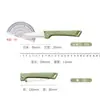 Cuchillo para Fruta de Acero Inoxidable Plegable Portátil para Cortar Melón y Fruta Cuchillo para Pelar Sandía Cuchillo de Dormitorio Cocina Casera Portátil